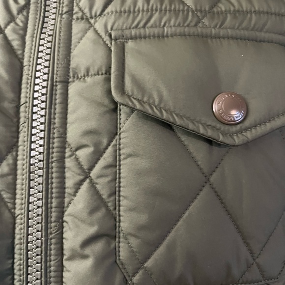 Polo Ralph Lauren Quilted Newbury Water Repellent Zip Army Olive Jacket - Picture 3 of 12